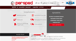 Desktop Screenshot of persped.hu