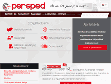 Tablet Screenshot of persped.hu